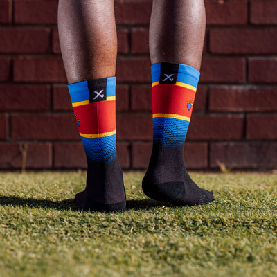 Swaziland Flag Crew Socks