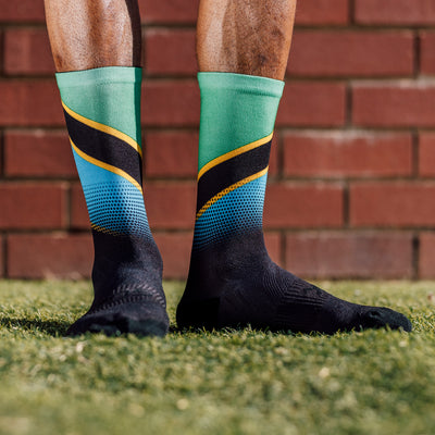 Tanzania Flag Crew Socks