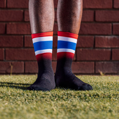 Thailand Flag Crew Socks