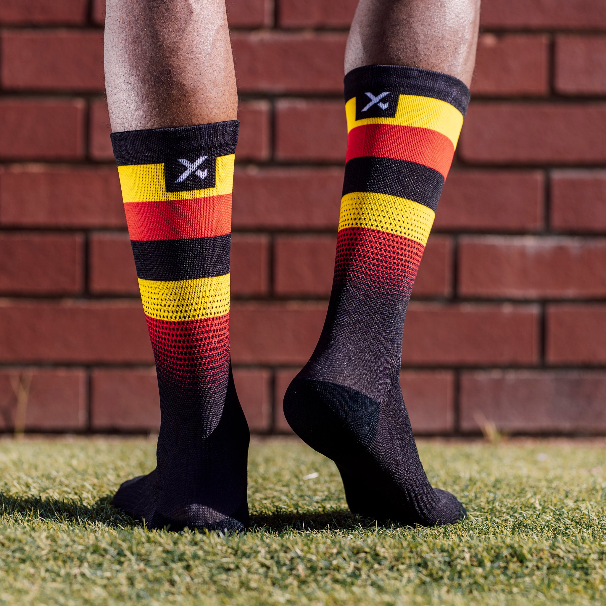 Uganda Flag Crew Socks