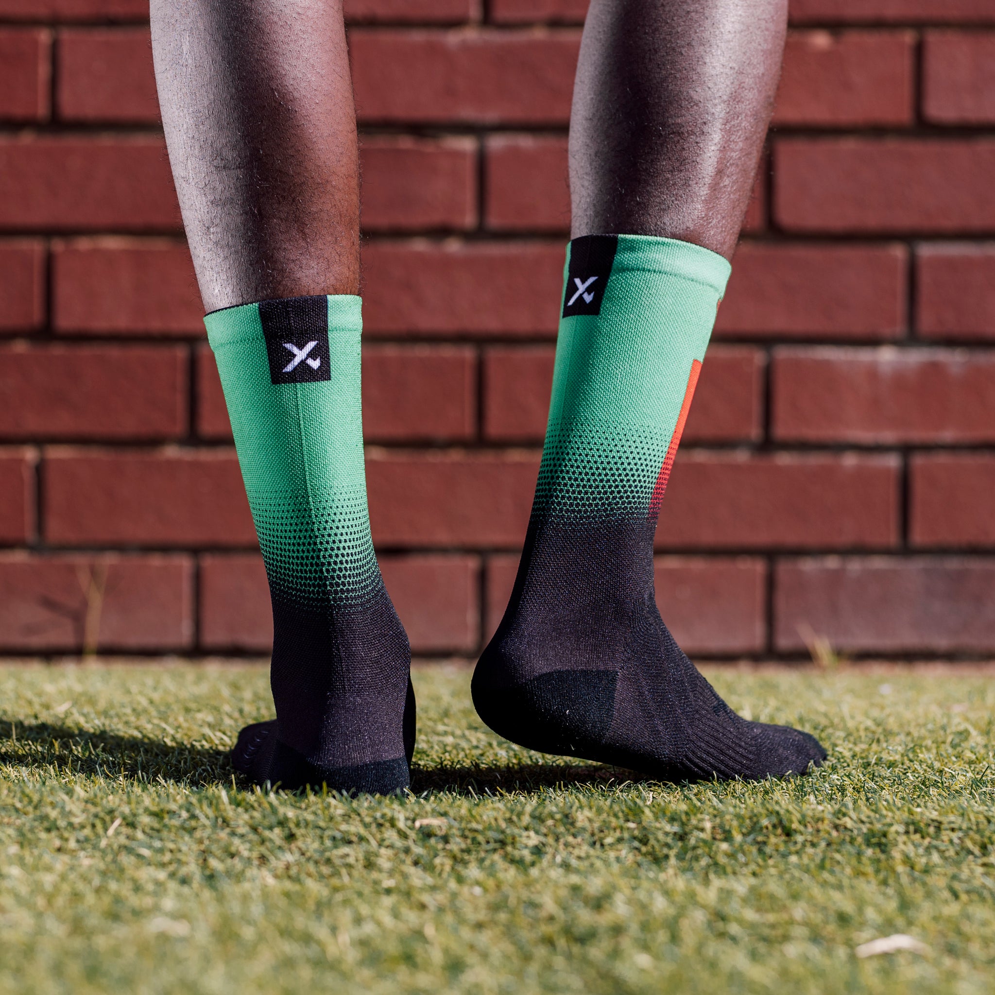 Zambia Flag Crew Socks