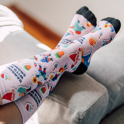 Gnomes Knee High Socks