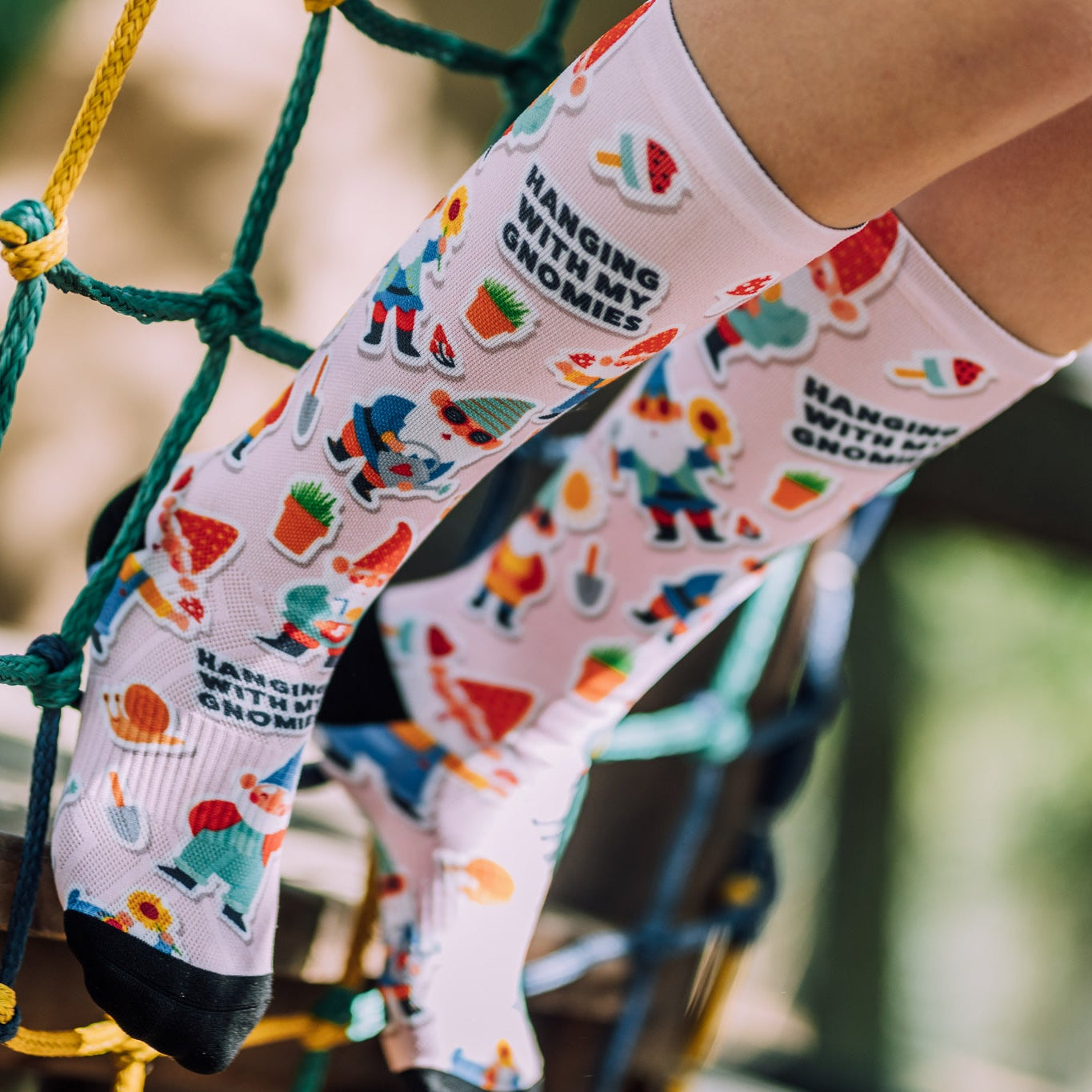 Gnomes Knee High Socks