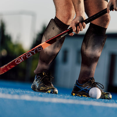 Gradient Charcoal Hockey Socks