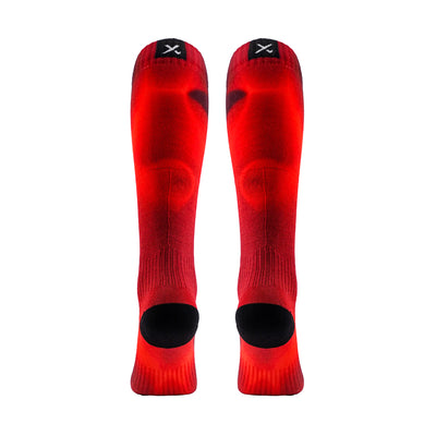 Crimson Heat Hockey Socks