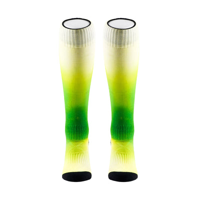 Lime Fade Hockey Socks