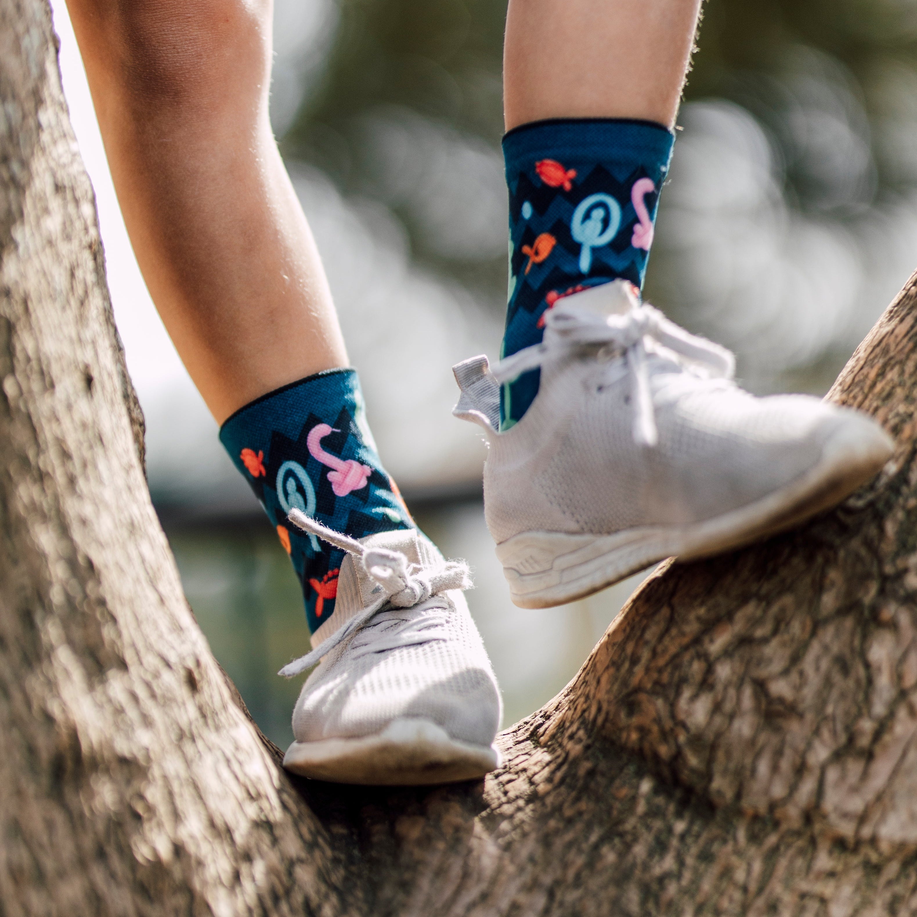 Balloon Animals & Blocks Kids Crew Socks Combo