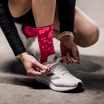 Neon Slide Pink Socks