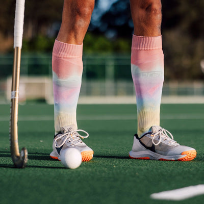Rainbow Burst Hockey Socks