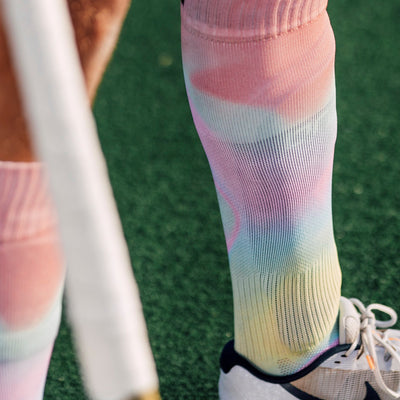 Rainbow Burst Hockey Socks