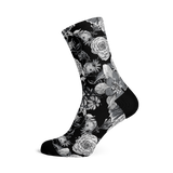 Mono Floral Socks