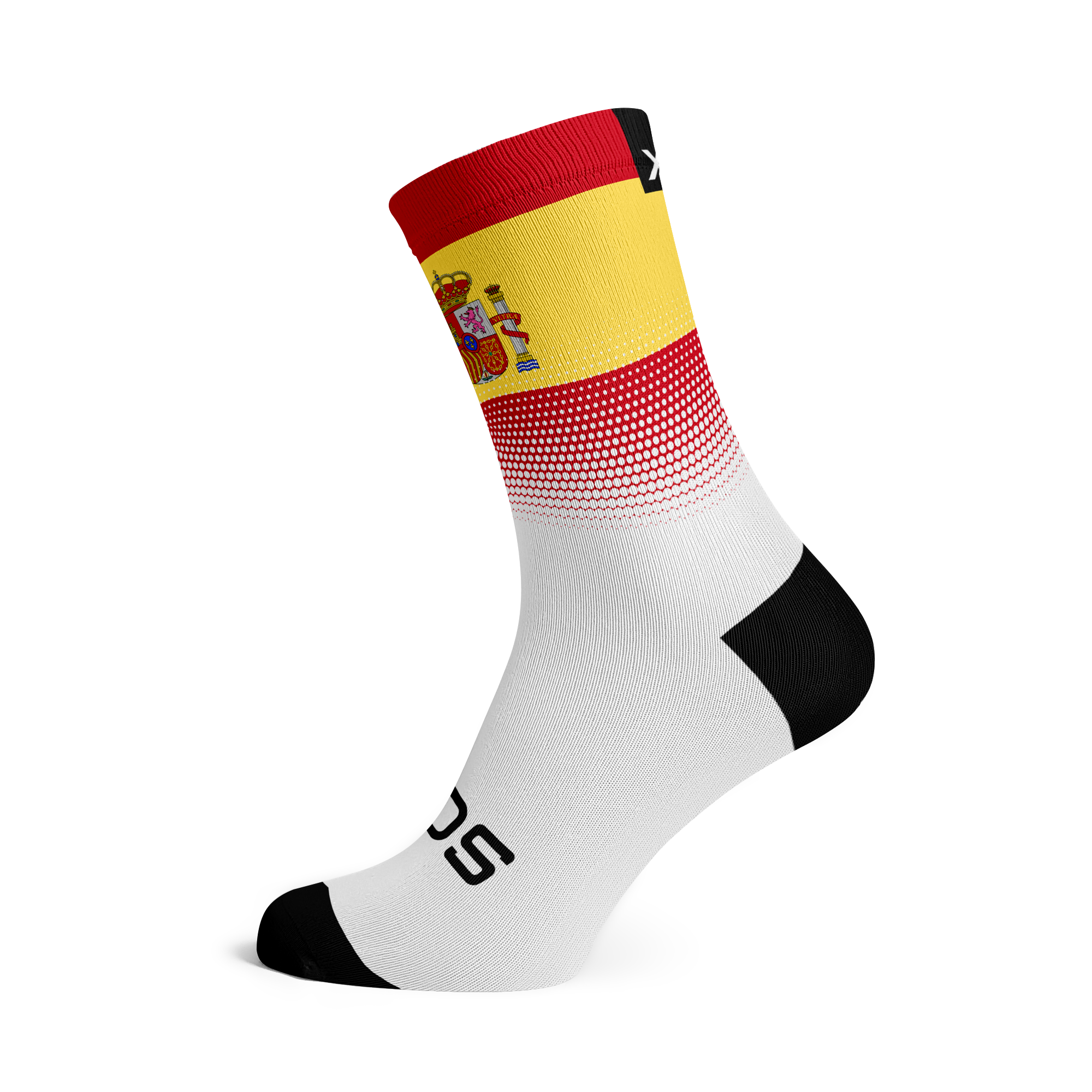 Spain Flag Crew Socks