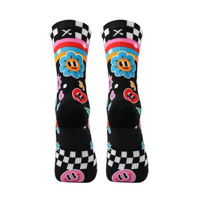 Sticker Casual Crew Socks