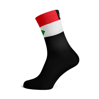 Sudan Flag Crew Socks