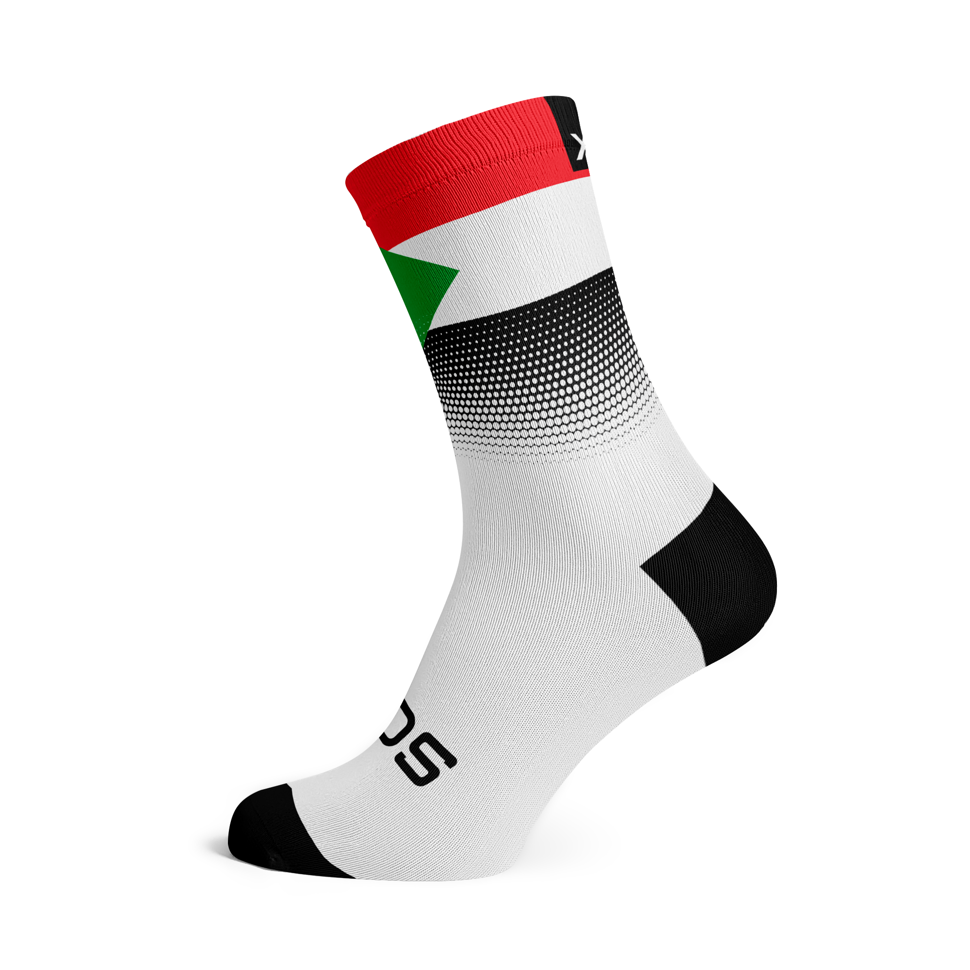 Sudan Flag Crew Socks