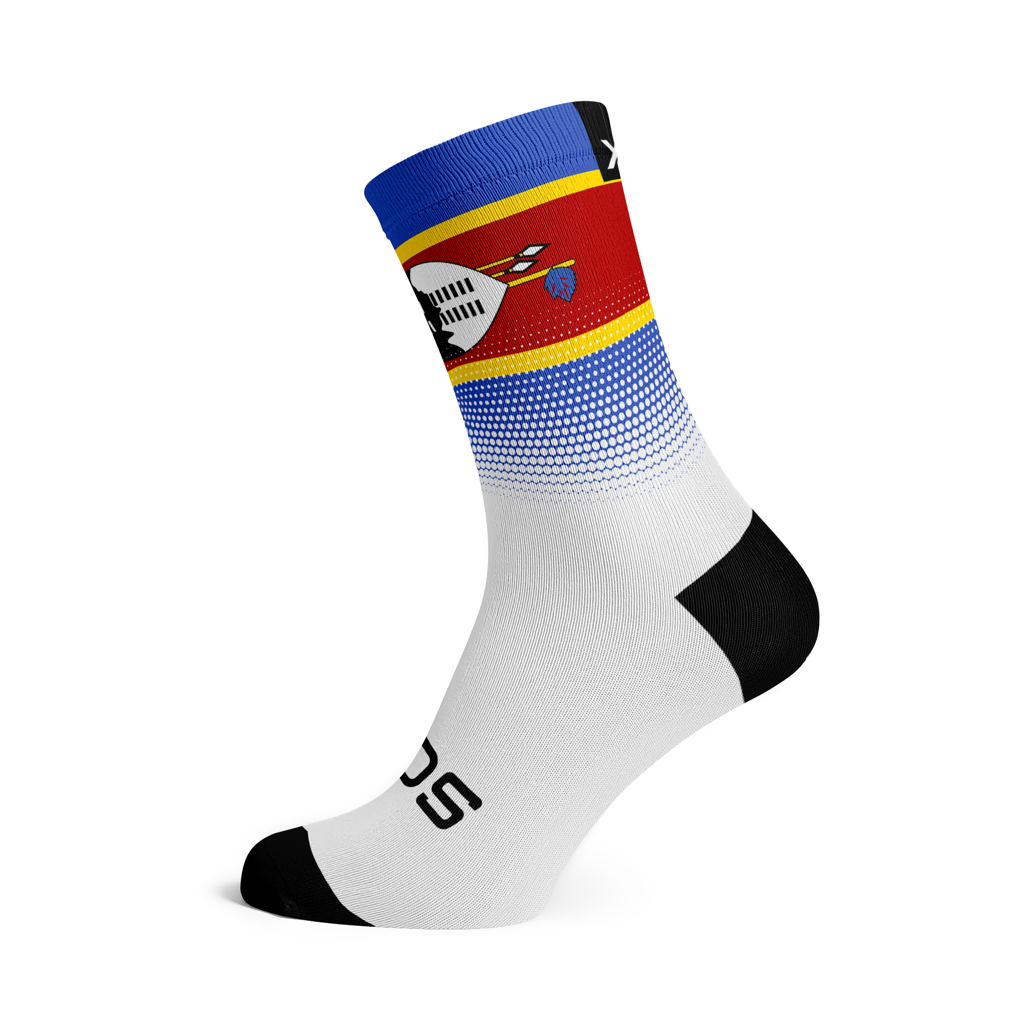 Swaziland Flag Crew Socks