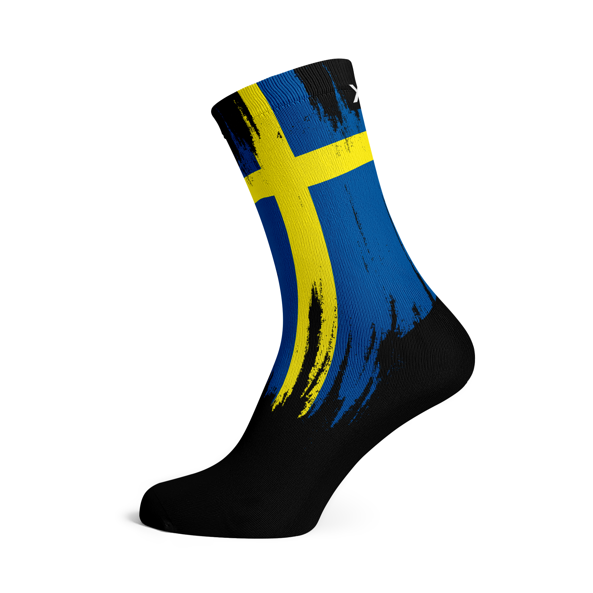 Sweden Splash Flag Crew Socks