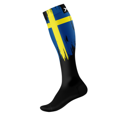 Sweden Splash Knee High Socks