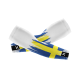 Sweden Splash White Arm Sleeves