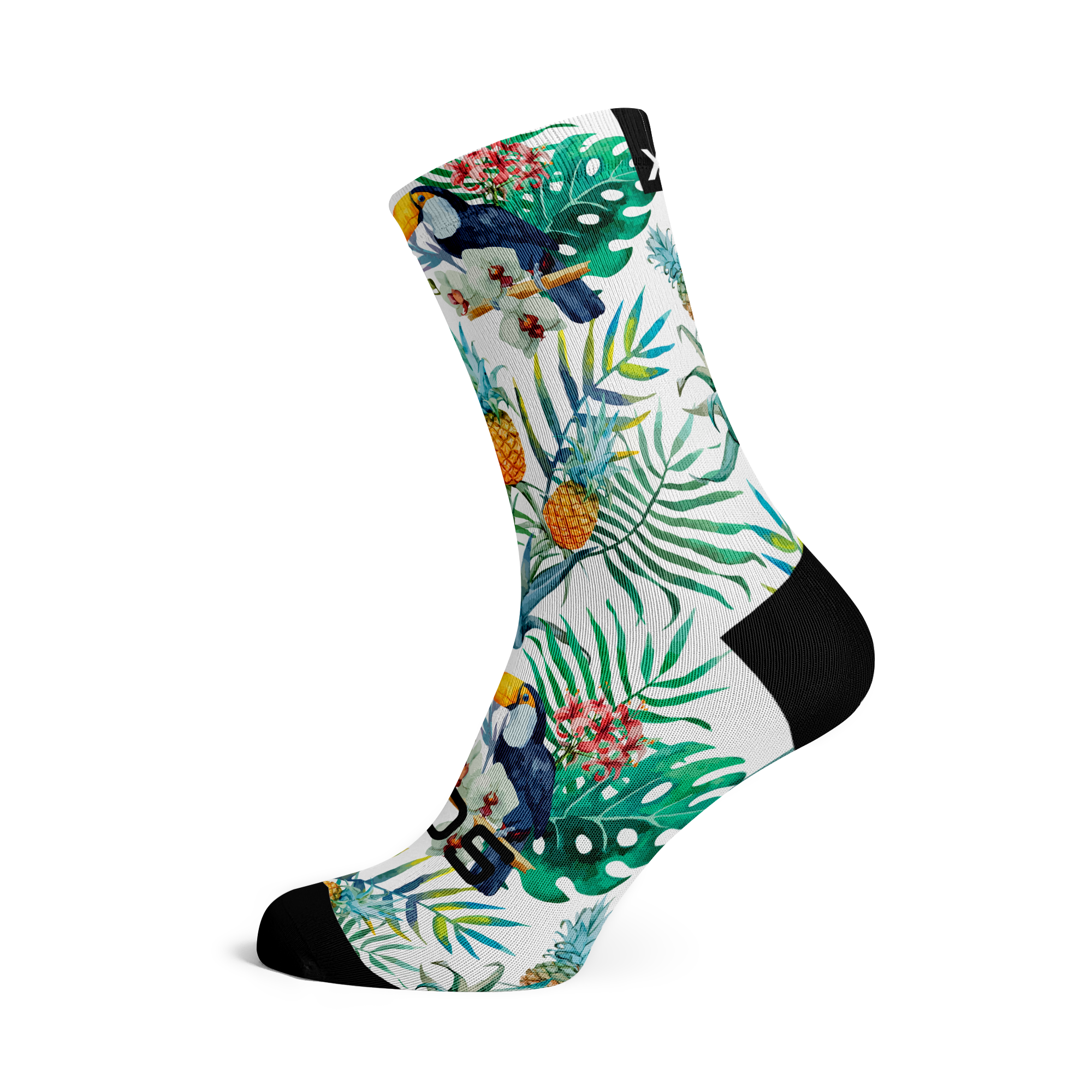 Tropical Casual Crew Socks