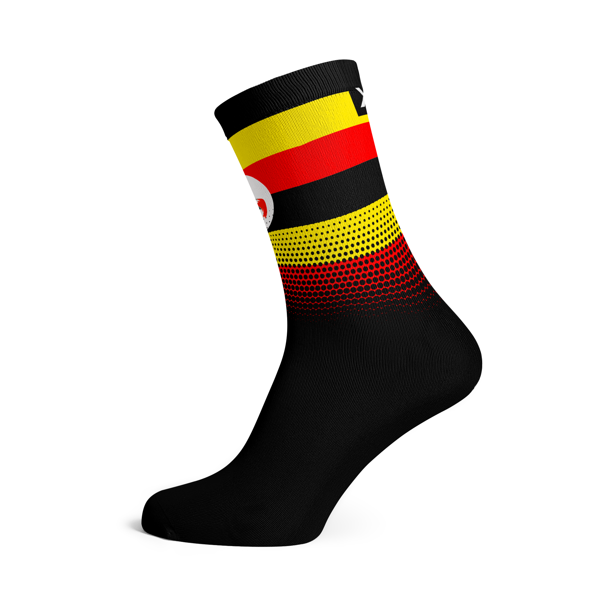 Uganda Flag Crew Socks