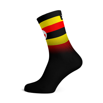 Uganda Flag Crew Socks