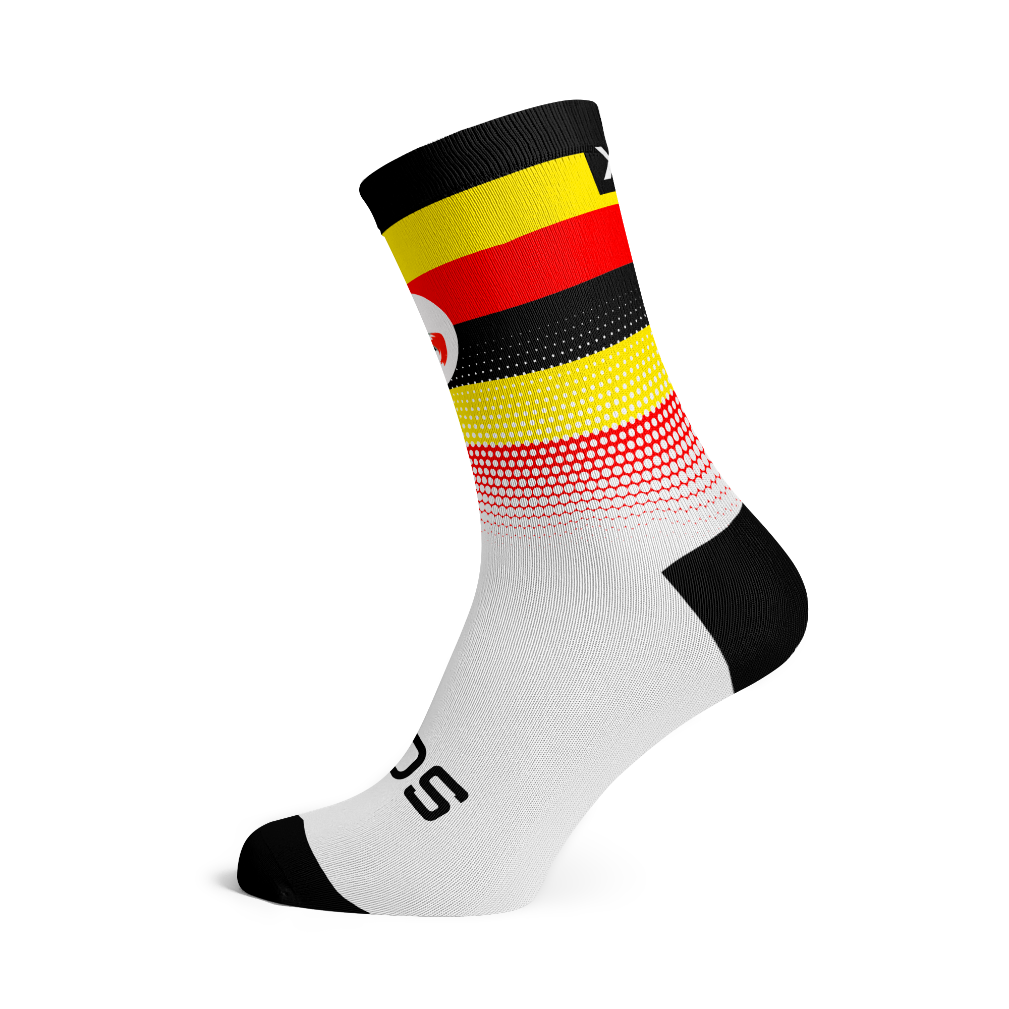 Uganda Flag Crew Socks