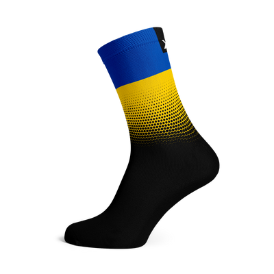 Ukraine Flag Crew Socks