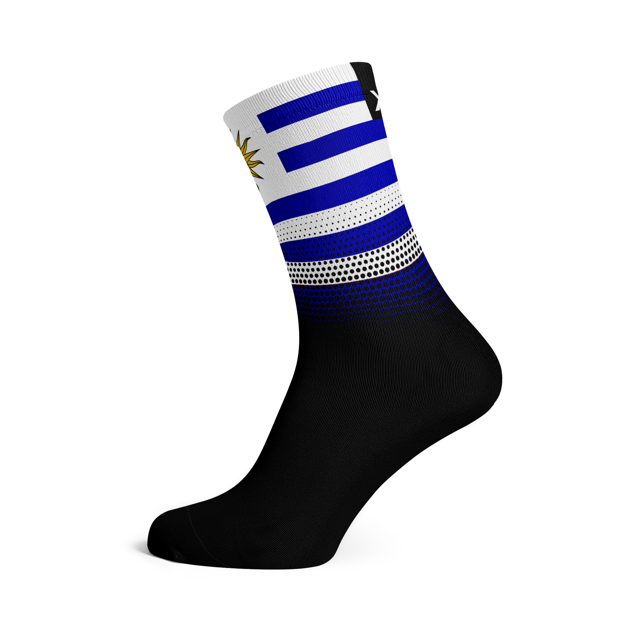 Uruguay Flag Crew Socks