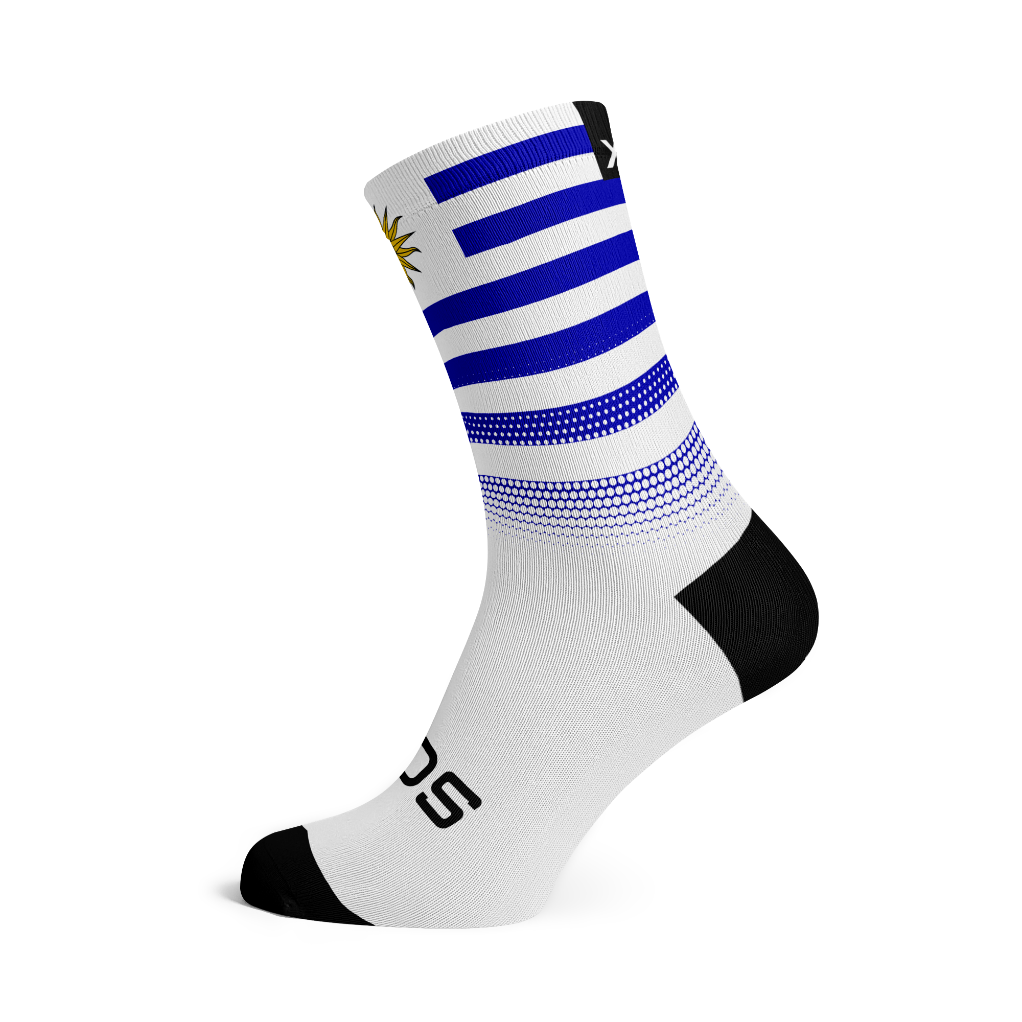 Uruguay Flag Crew Socks