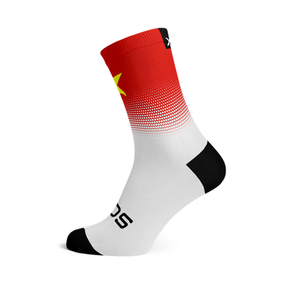 Vietnam Flag Crew Socks