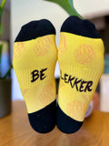 Be Lekker Yellow/white (OKES BE LEKKER) Socks