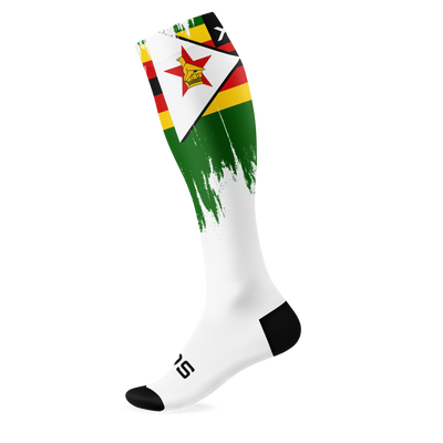 Zimbabwe Splash Knee High Socks