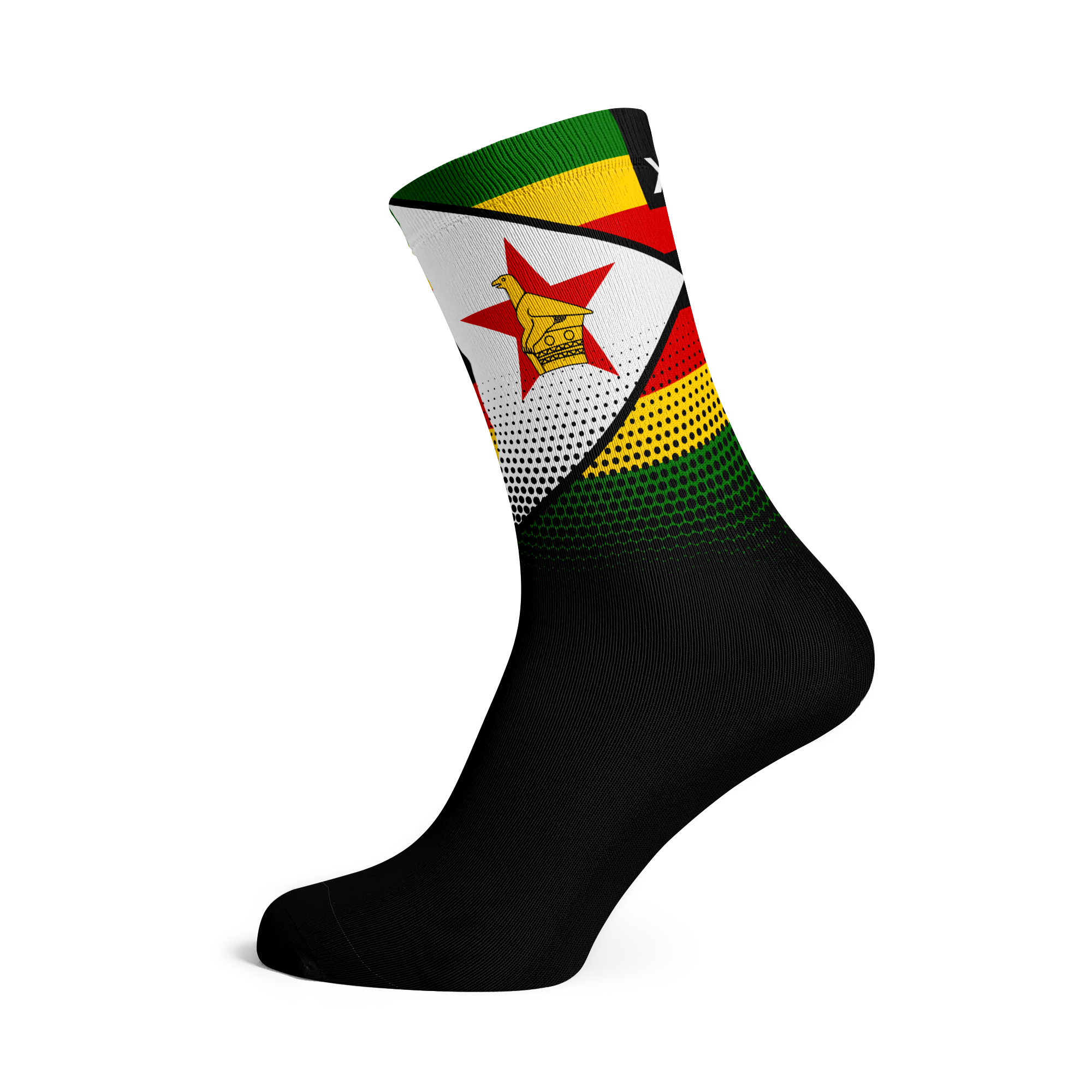 Zimbabwe Flag Crew Socks