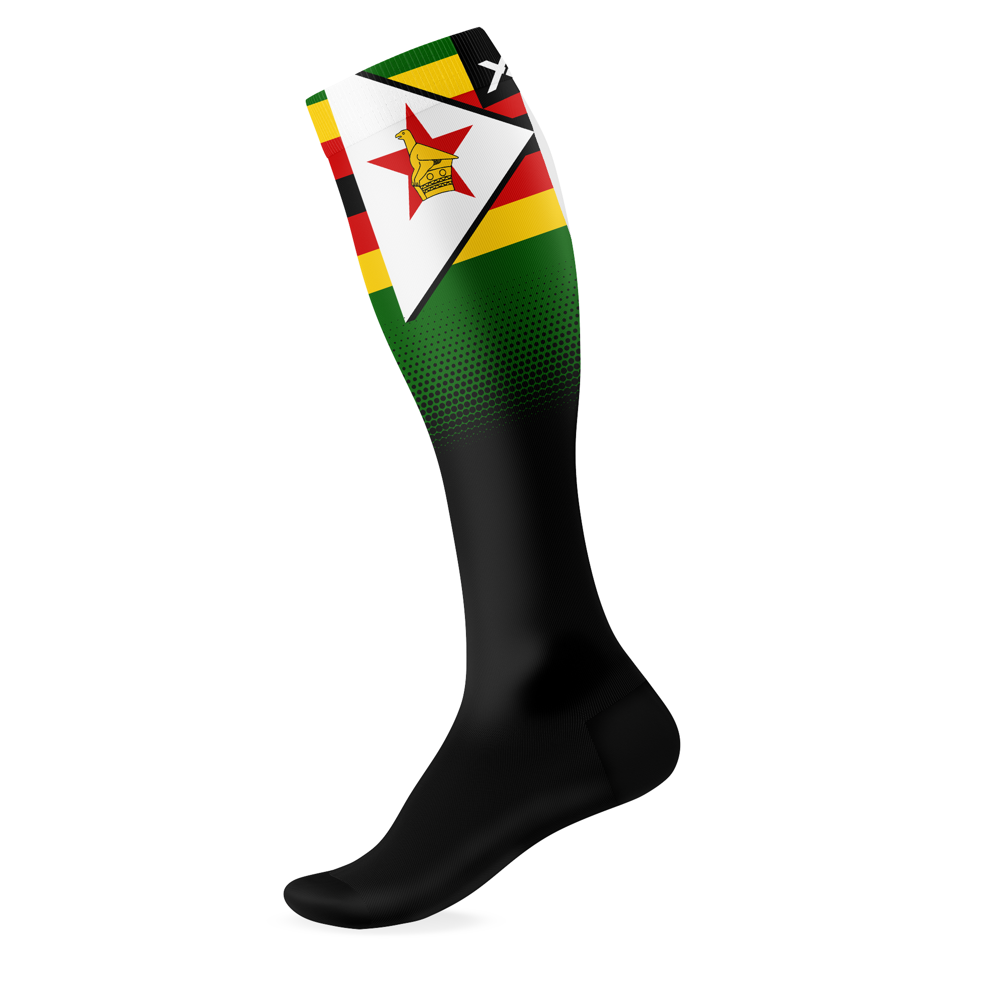 Zimbabwe Flag Knee High Socks