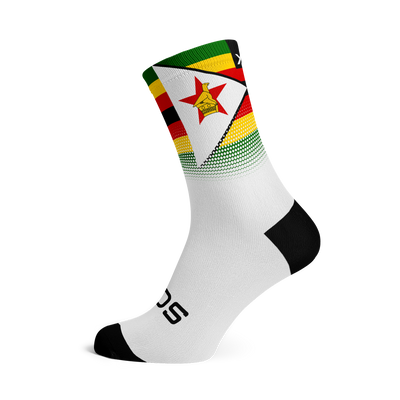 Zimbabwe Flag Crew Socks