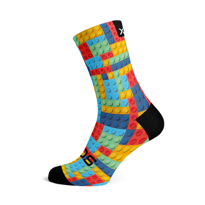 Blocks Casual Crew Socks