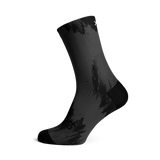 Black Gravel Crew Socks