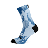 Blue Gravel Crew Socks