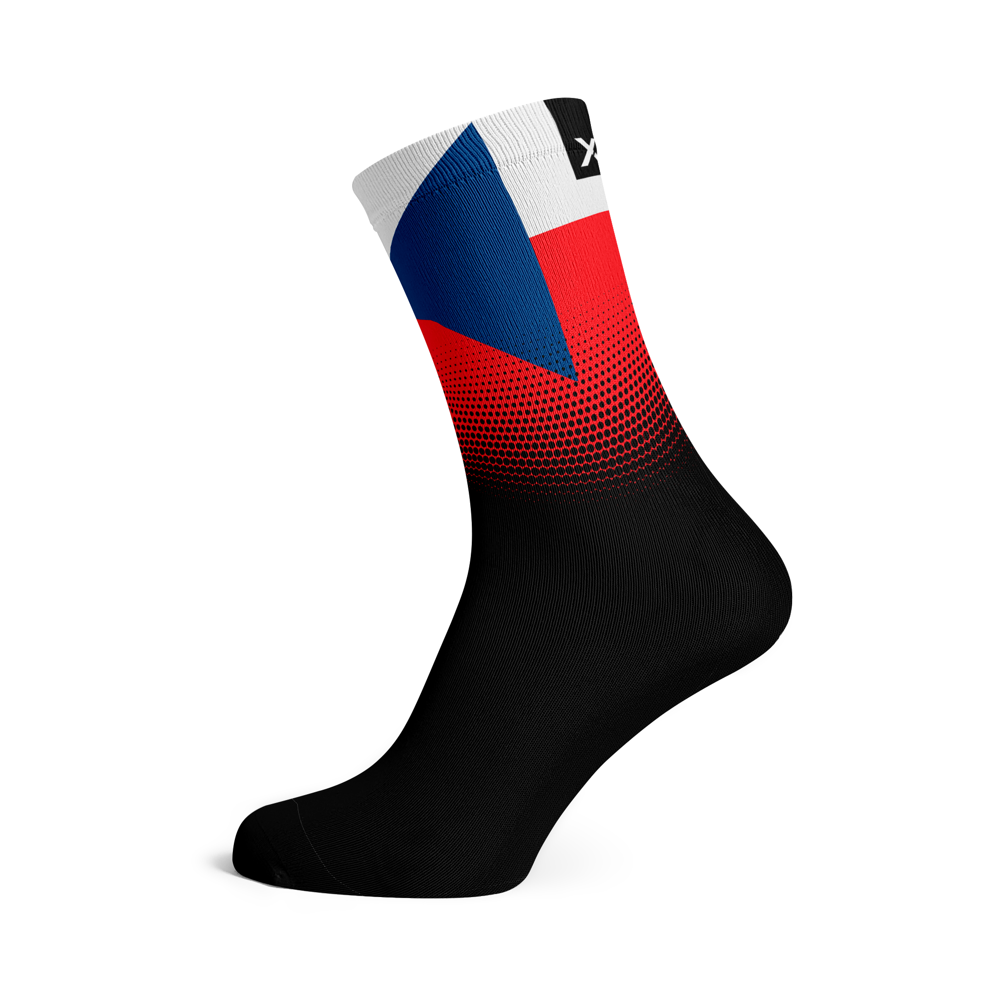 Czech Republic Flag Crew Socks