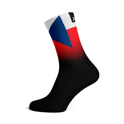 Czech Republic Flag Crew Socks