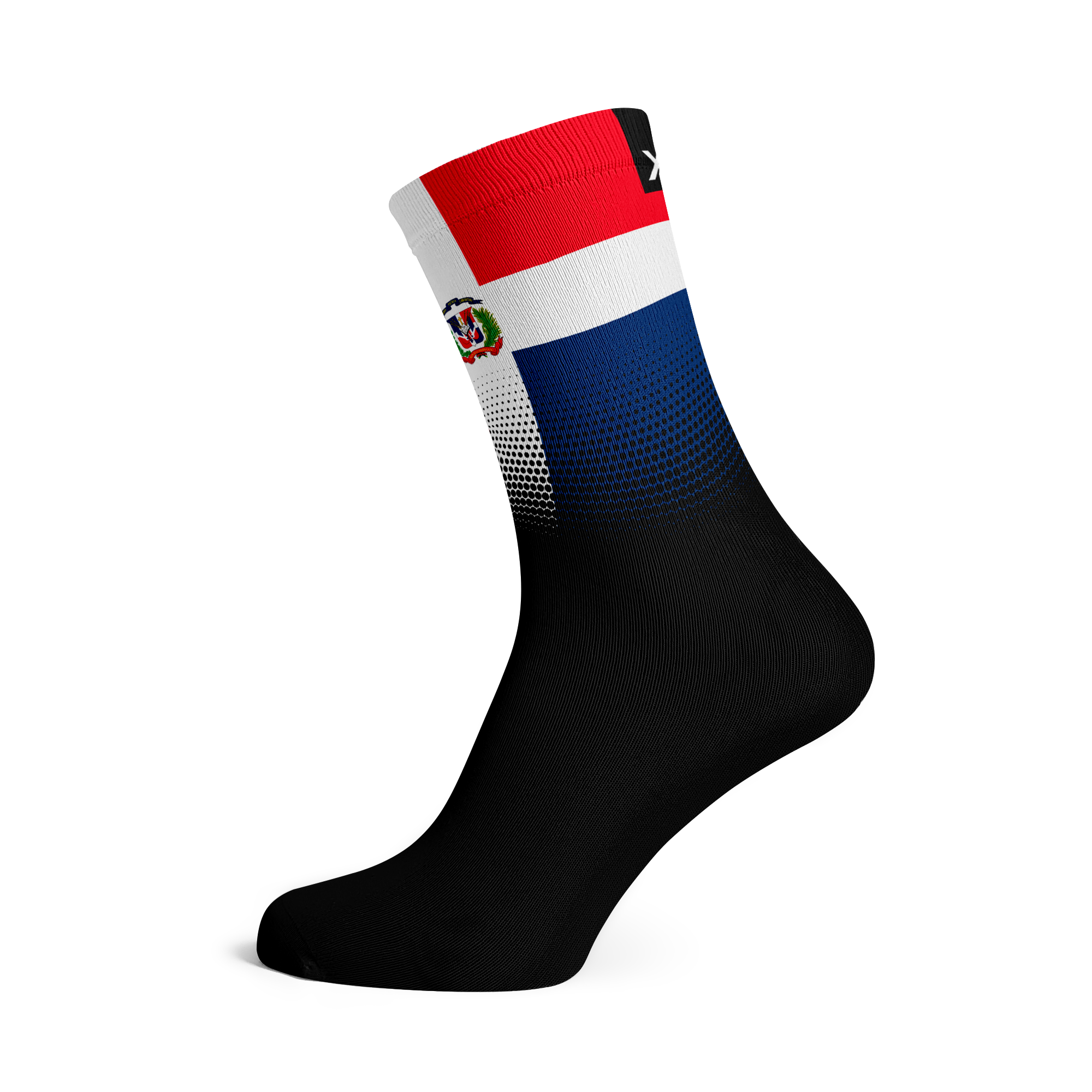 Dominican Republic Flag Crew Socks