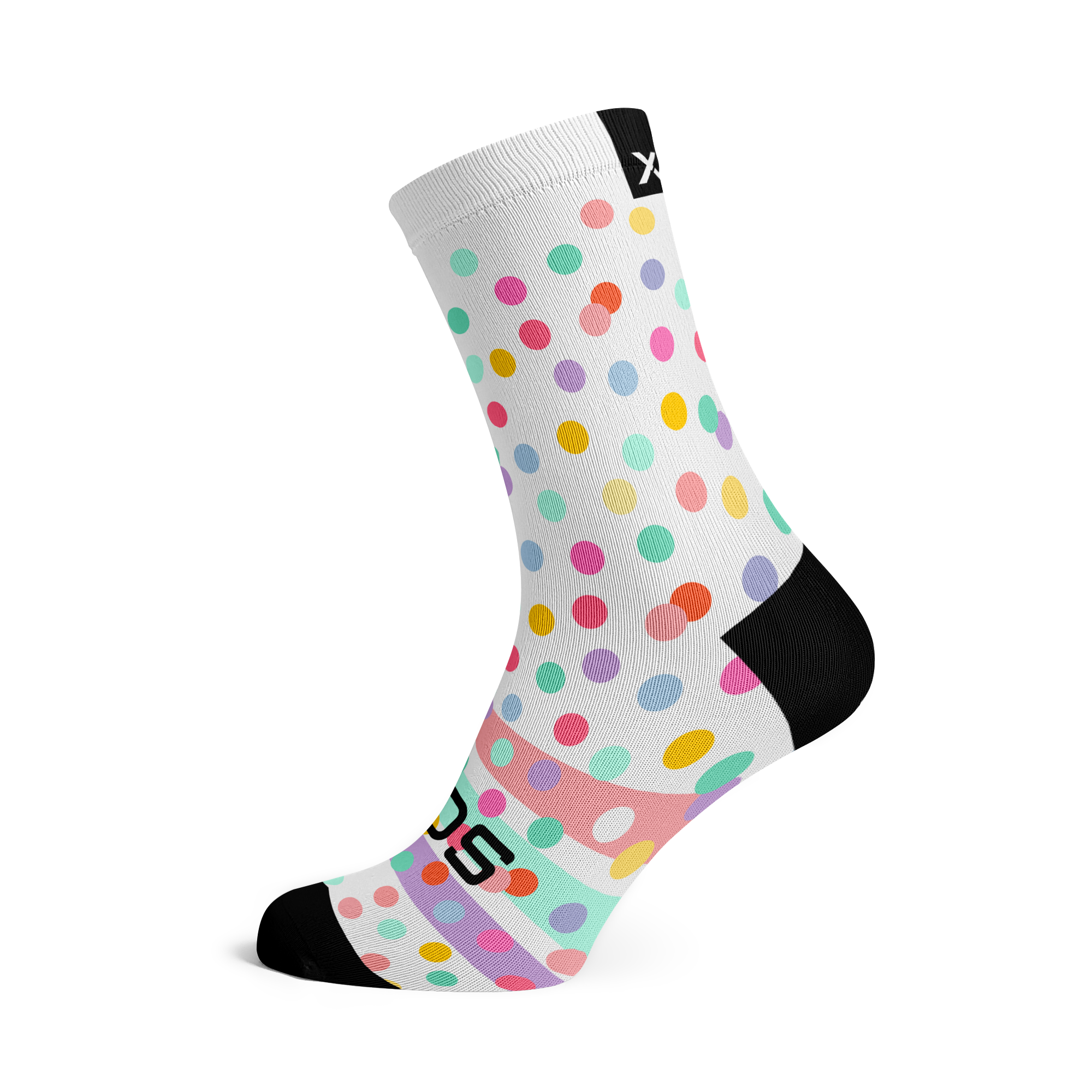 Dots Casual Crew Socks