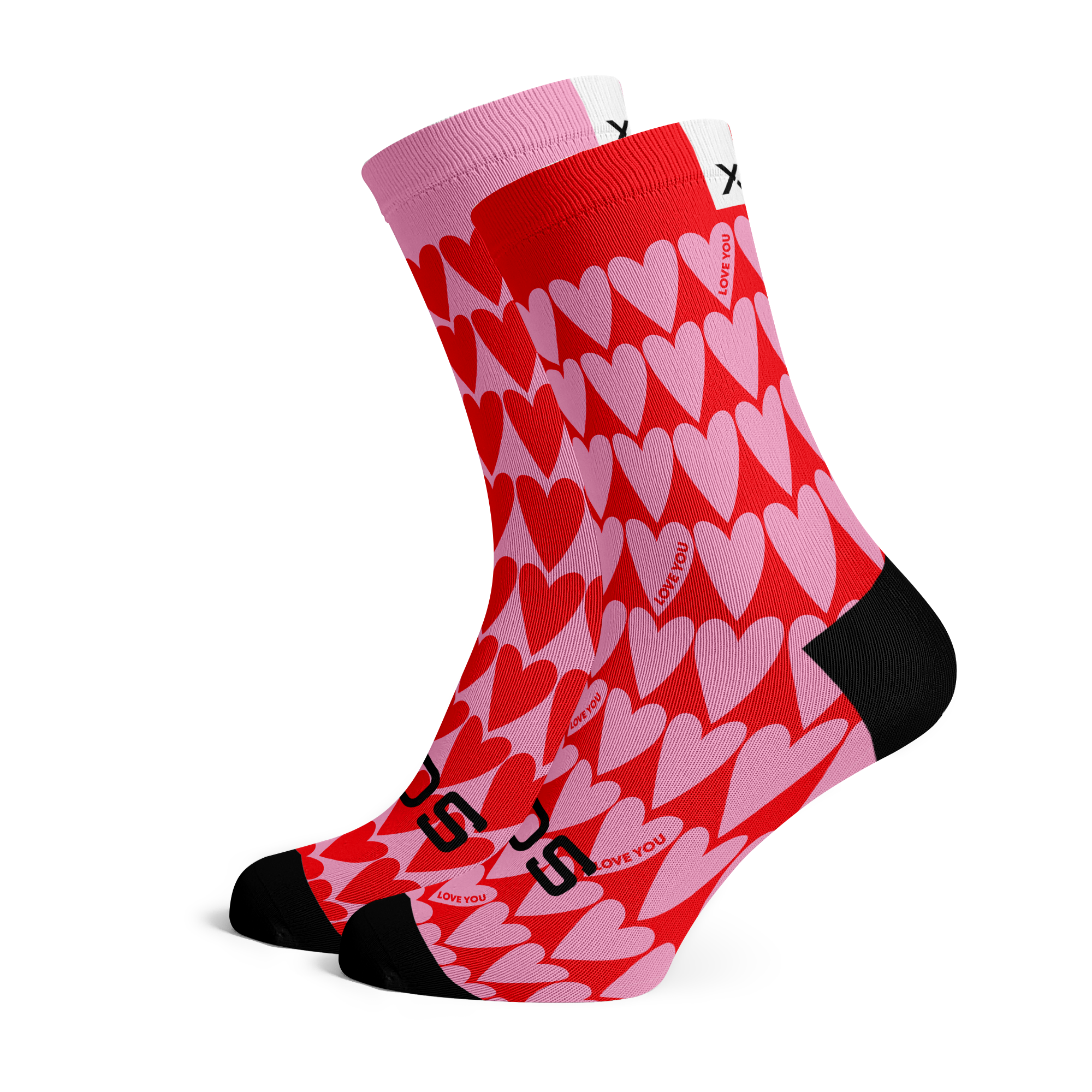 Hearts Casual Crew Socks