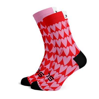 Hearts Casual Crew Socks