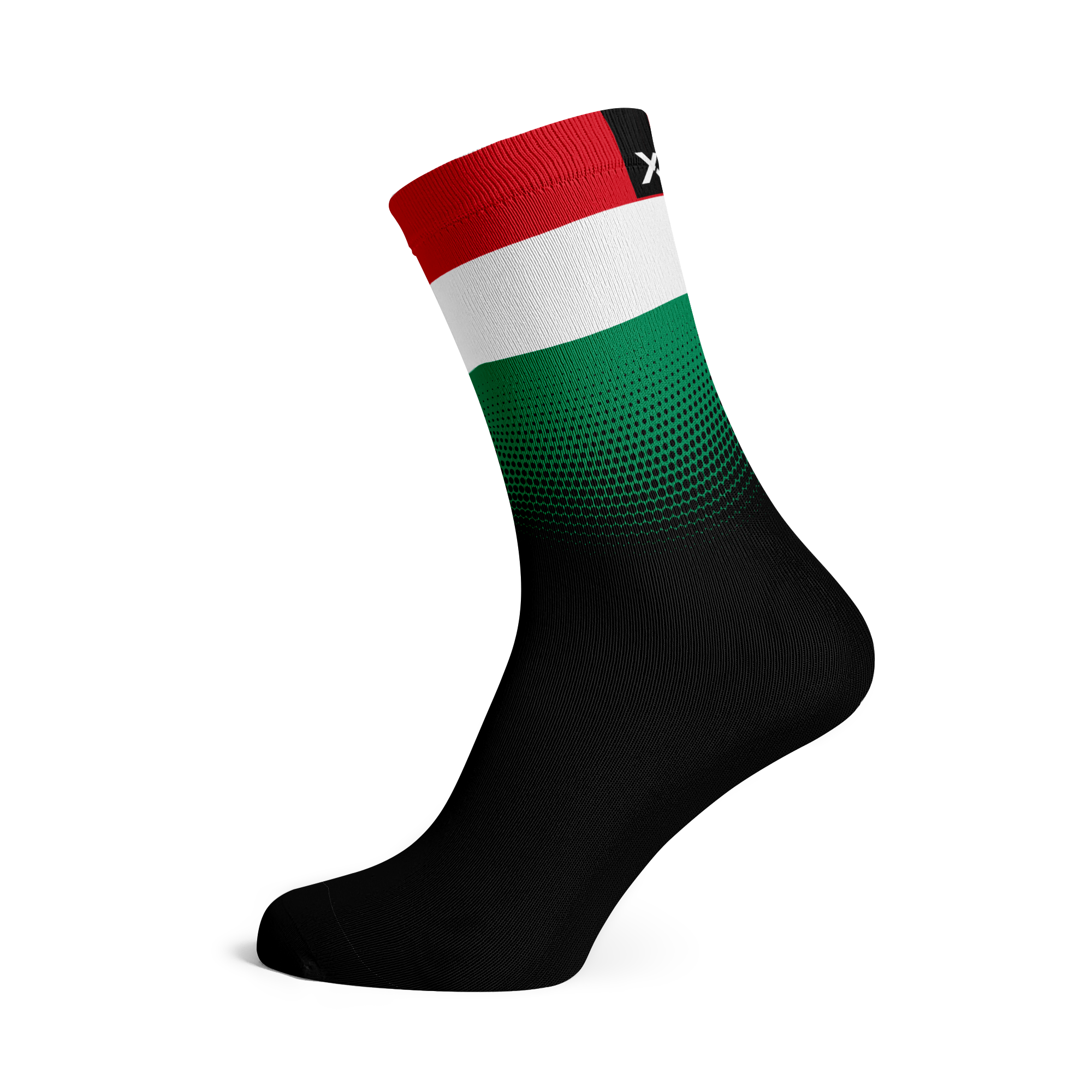 Hungary Flag Crew Socks
