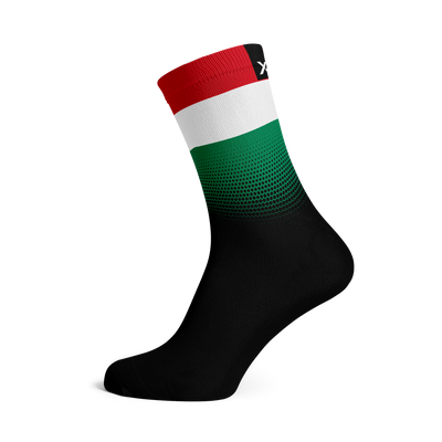 Hungary Flag Crew Socks