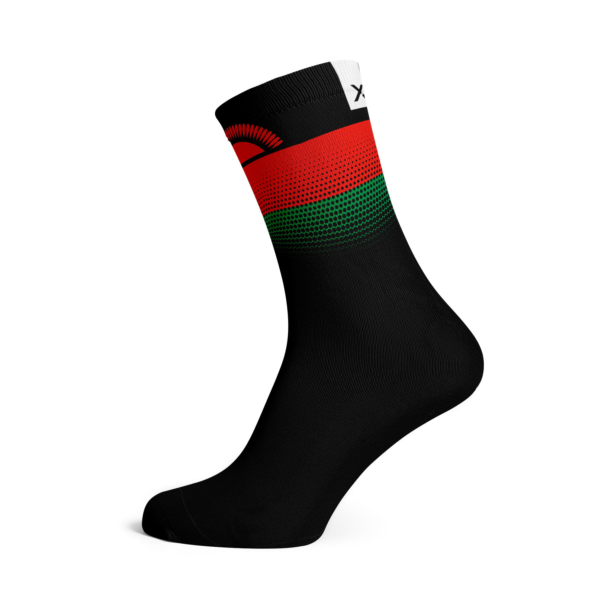 Malawi Flag Crew Socks