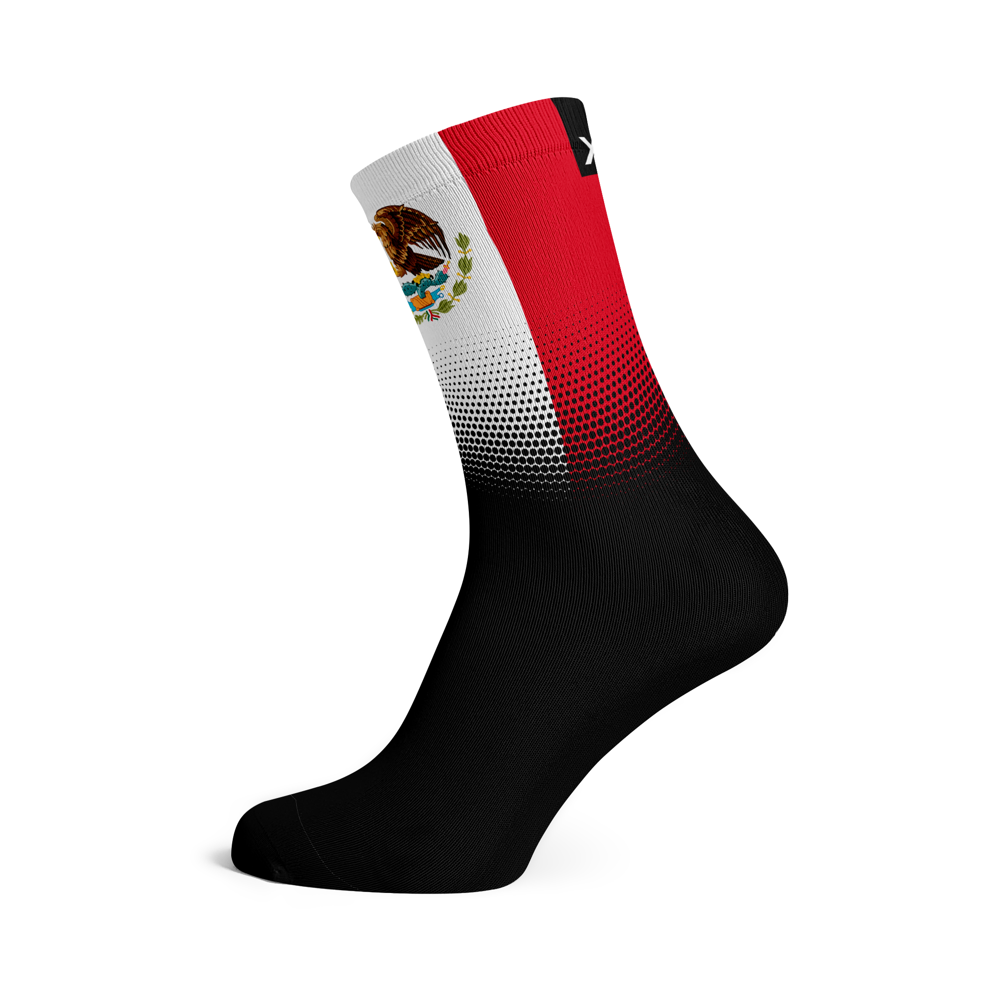 Mexico Flag Crew Socks
