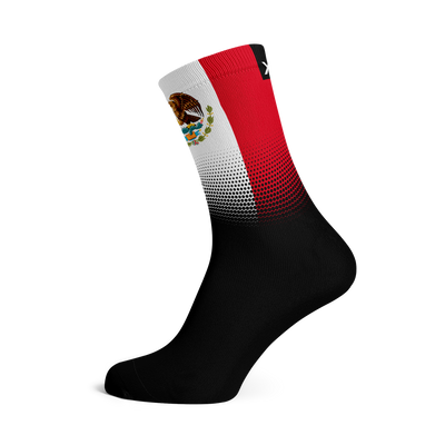 Mexico Flag Crew Socks